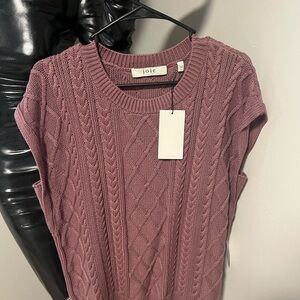 Joie Women's Cable Knit Sweater - Mauve